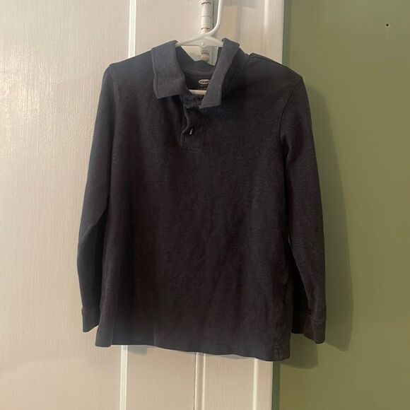 Boys Old Navy polo style long sleeve shirt size XS size 5 - Picture 1 of 6